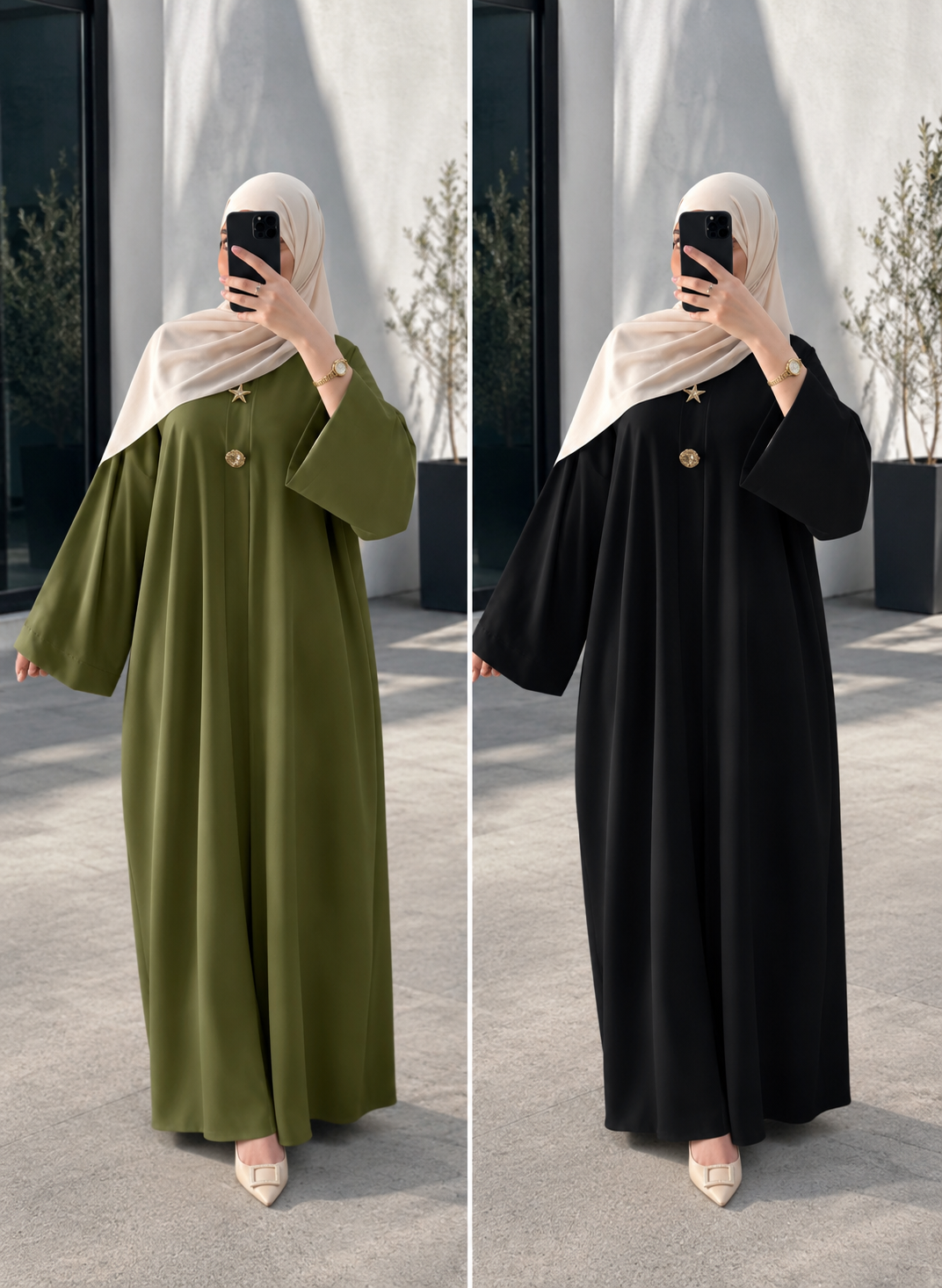 Luna Elegant Abaya ✨